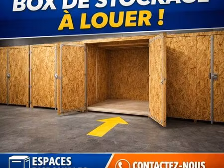 box de stockage 15 m² sécurisé