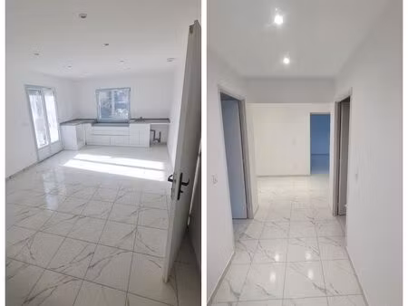 appartement f4 refait à neuf de 85m² + terrasse 50m²