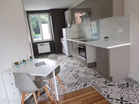 superbe t2 meublé  refait à neuf  très lumineux avec garage. abonnement fibre inclus. proc