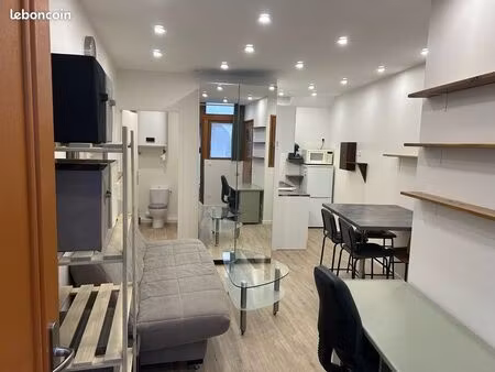 studio meublé avec garage
