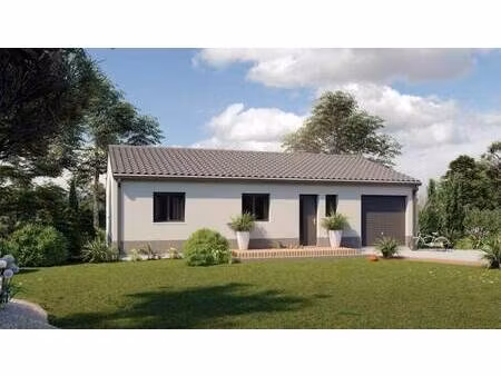 terrain avec maison neuve à vendre
