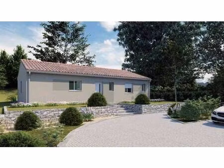 terrain avec maison neuve à vendre