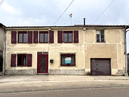 vaubécourt : maison de 194m²  7 pièces   6 chambres  garage et errain