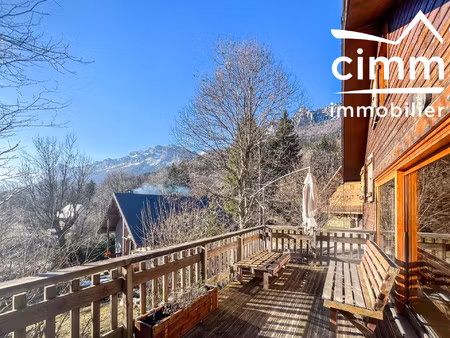 chalet individuel - terrain de 926 m² arboré - vue chartreuse