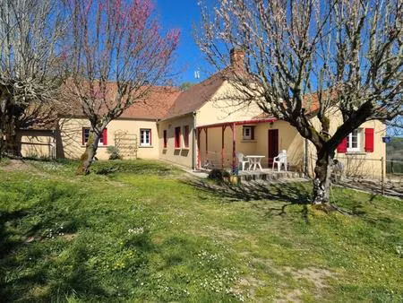 sur les hauteurs en périgord noir  située au calme d'une impasse mais non isolée  maison a