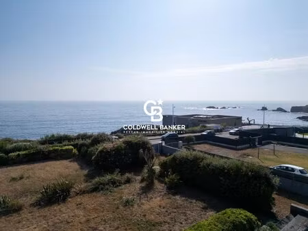 exclusivité - les sables d'olonne : rare terrain face mer de 2 300 m² avec permis purgé & 