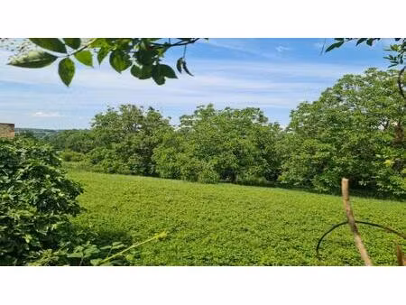 les eyzies - terrain constructible de 1730m² sur les hauteurs avec vue dégagée