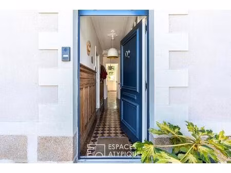 maison de maitre au bourg avec jardin