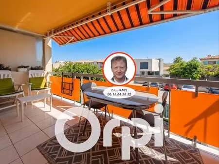 bel appartement 2 pièces + terrasse + parking privé à palavas les flots