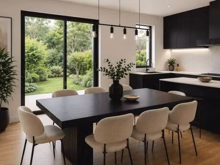 terrain avec maison neuve à vendre
