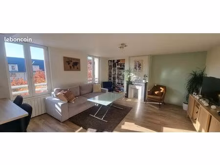appartement 3 pièces t3 f3 75m² (102 m² au sol) à le havre av rené coty 76600 à louer