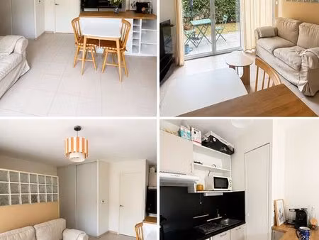 à louer – t1 bis meublé de 35 m² avec terrasse  jardin  piscine et parking – saint-orens-d