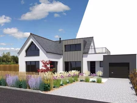 terrain avec maison neuve à vendre