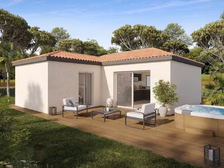 terrain avec maison neuve à vendre