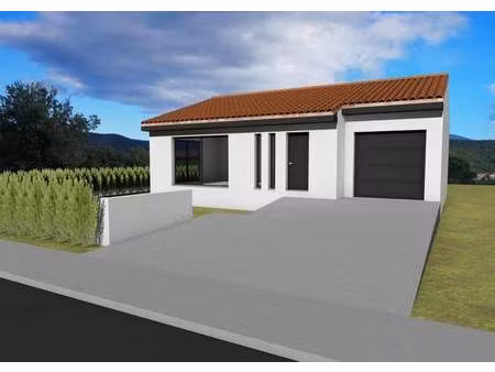 terrain avec maison neuve à vendre