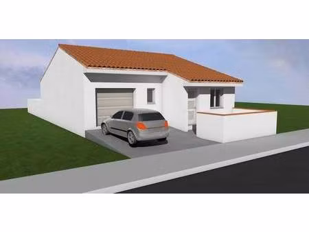 terrain avec maison neuve à vendre