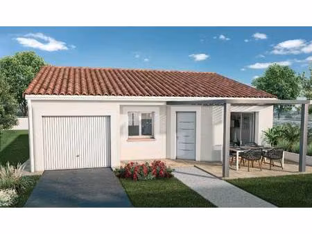 terrain avec maison neuve à vendre