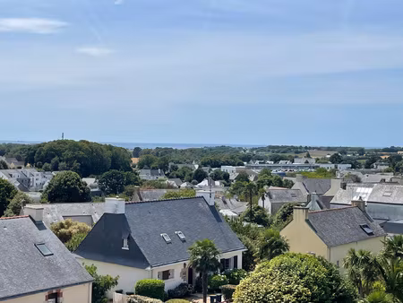 appartement duplex de 3 chambres au bourg de guidel  avec vu