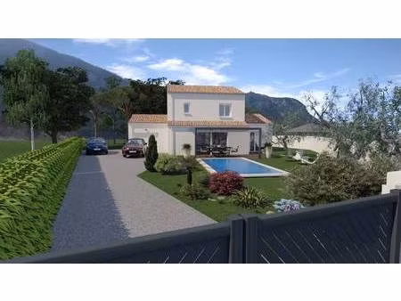 terrain avec maison neuve à vendre
