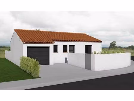 terrain avec maison neuve à vendre