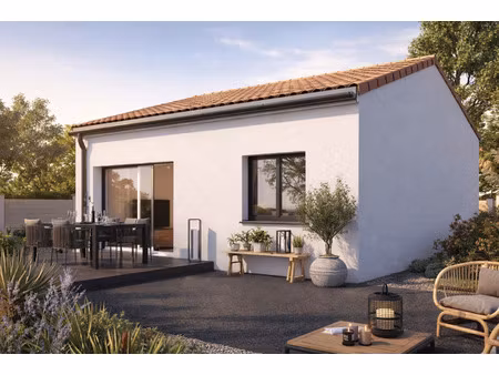 terrain avec maison neuve à vendre