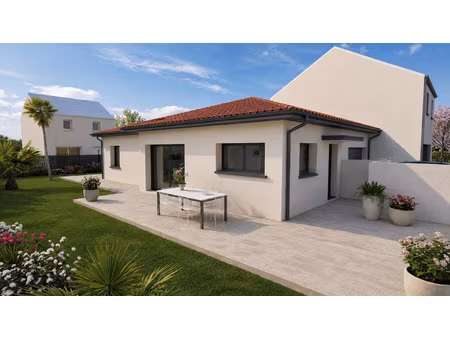 terrain avec maison neuve à vendre
