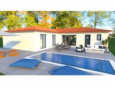 terrain avec maison neuve à vendre