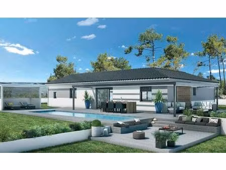 terrain avec maison neuve à vendre
