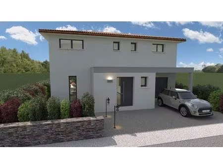 terrain avec maison neuve à vendre