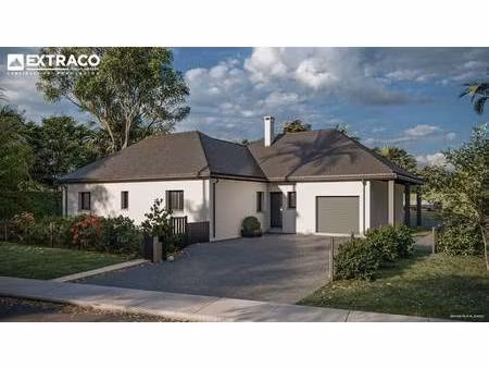 terrain avec maison neuve à vendre