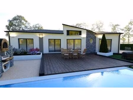 terrain avec maison neuve à vendre