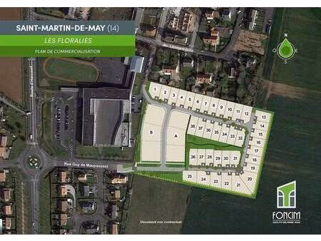 terrain constructible à vendre
