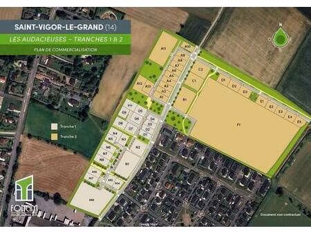 terrain constructible à vendre