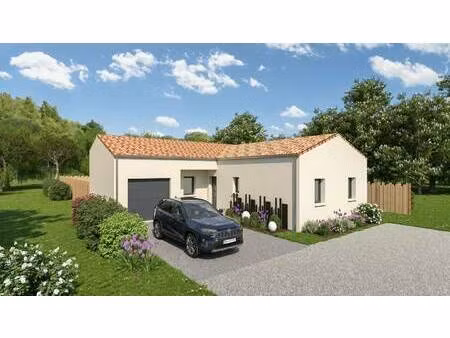 terrain avec maison neuve à vendre