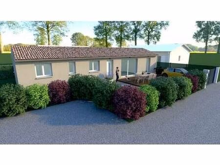 terrain avec maison neuve à vendre