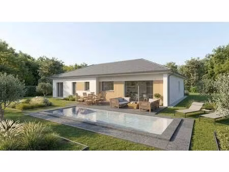 terrain avec maison neuve à vendre