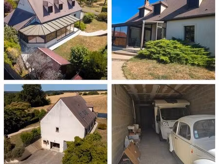maison familiale spacieuse et lumineuse avec garage pour camping-car et fourgons. en lisiè