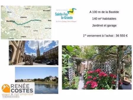 maison de ville en viager 6 pièces 140 m²