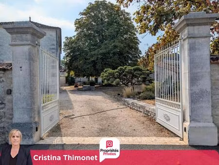 maison de caractère 204m² du xviii siècle à salignac sur charente réf 459959