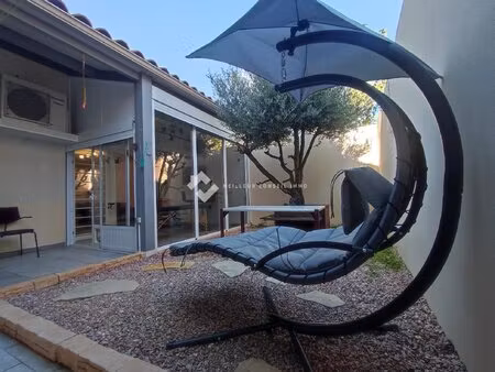 appartement t3 avec terrasse   patio et place de parking