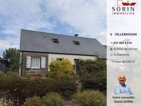 vente maison à villemoisan (49370) : à vendre / 127m² villemoisan