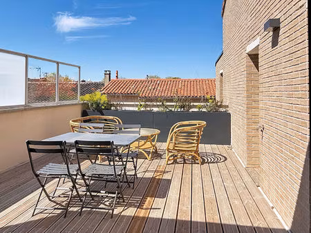 duplex sur grande terrasse
