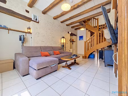 maison/appartement en triplex - 88m² habitable avec cave et sto
