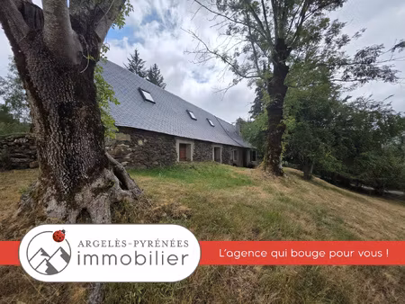 authentique grange en pierres val d'azun environ 150 m2