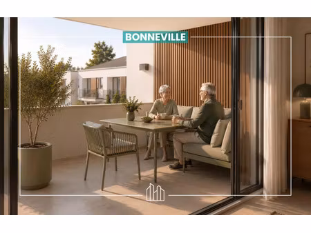 vente appartement neuf 2 pièces 46m2 bonneville - 219900 € - surface privée