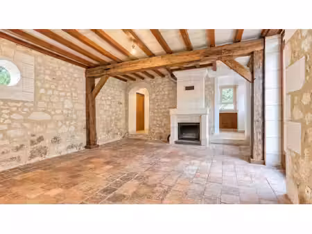 maison en pierre 4 chambres  dépendances et 8 500 m2 de terrain