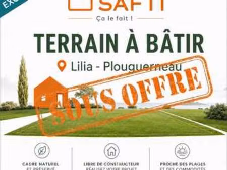 vente terrain à plouguerneau (29880) : à vendre / 658m² plouguerneau