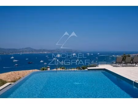 proche de saint-tropez - maison avec vue mer panoramique incroyable