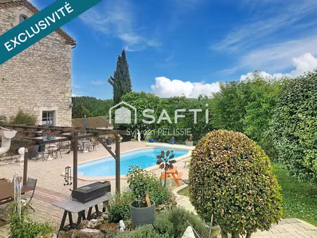 vente maison 9 pièces 292 m² montcuq-en-quercy-blanc (46800)