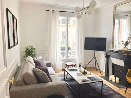 location meublée appartement 2 pièces 40.25 m² à paris 16ème (75016)  2 500 €